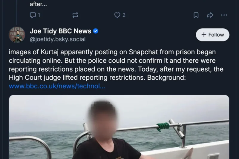 The Digital Outlaw: Arion Kurtaj’s Transition from Secure Hospital to Conventional Prison
