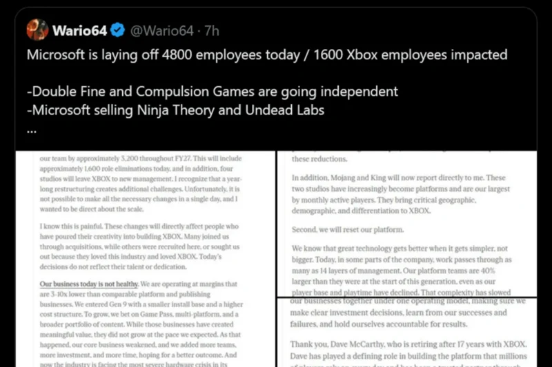 The Erosion of an Industry: Inside the Massive Xbox Layoffs and the Crisis of Leadership