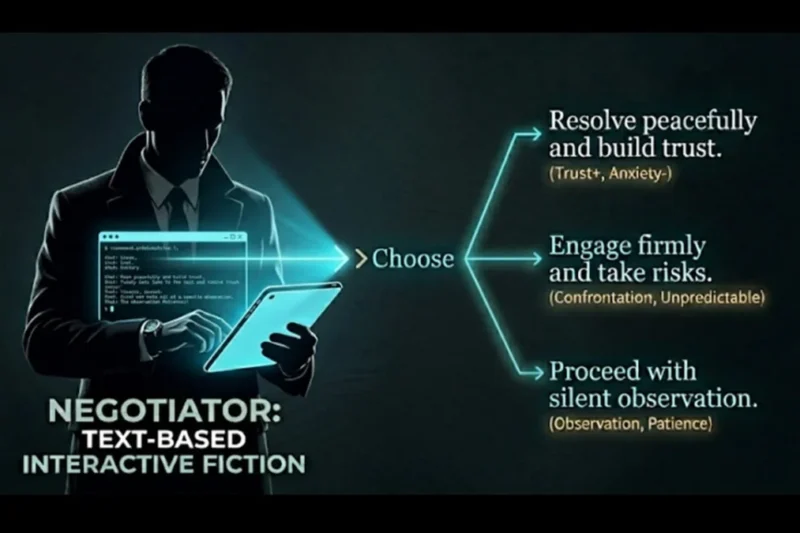 The Weight of a Word: How ‘Negotiator: Choice Text Game’ Redefines Interactive Thrillers