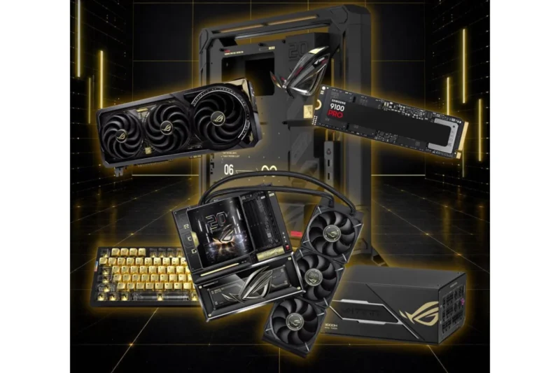 The Ultimate Luxury Build: Asus ROG 20th Anniversary Kit Hits Newegg at $10,849—And Puzzlingly Serves as the "Cheapest" RTX 5090 Option