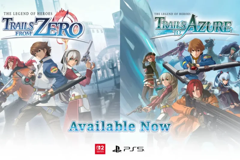Trails from Zero and Trails to Azure are now available on PS5 and Switch 2, Switch 1 and PC versions patched