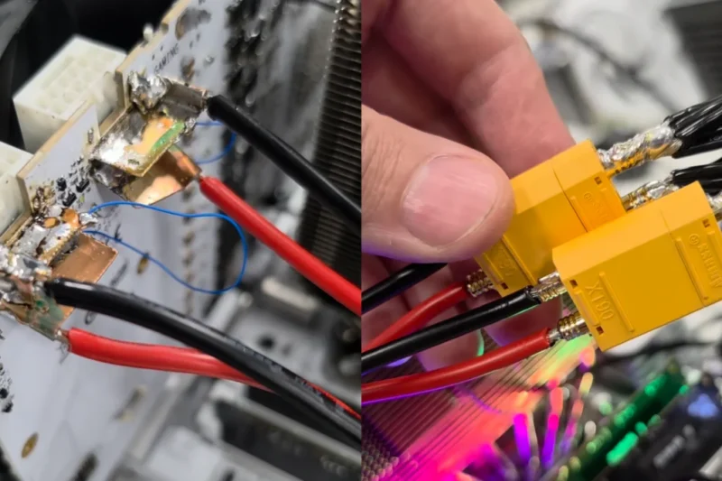 Custom Power Distributor Mod Emerges to Tackle RTX 5090 12VHPWR Melting Concerns