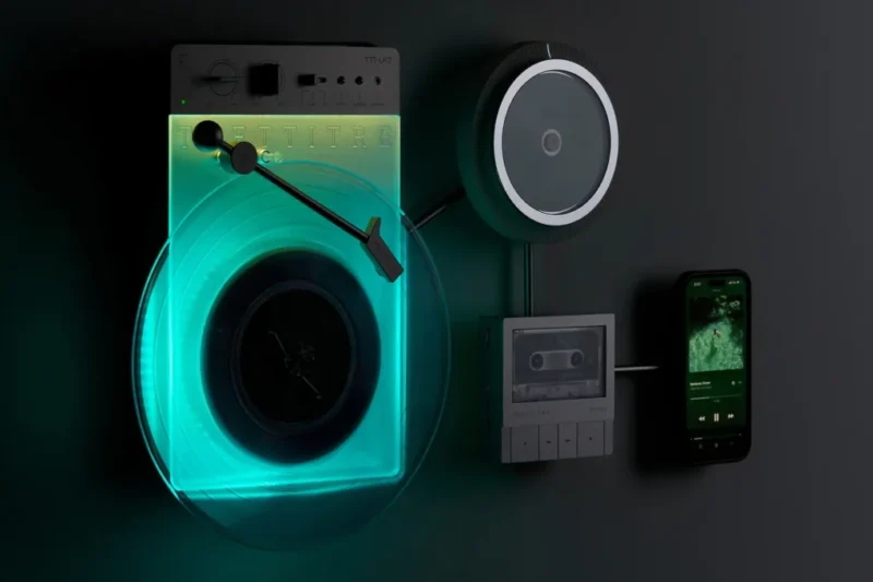 The Analog Renaissance Hits High Gear: Trettitre’s Retro Ambient Sound System Combines Turntables, CDs, and Cassettes in One Modular Ecosystem