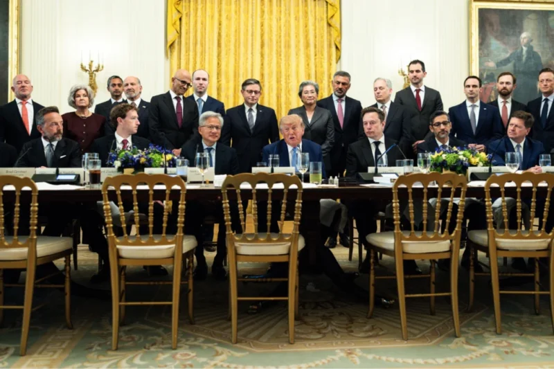 White House Convenes Tech Giants for AI Safety Pact as Trump Pushes for "Super Intelligence" Rebrand
